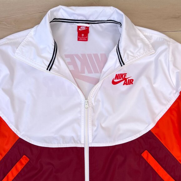 EUC Nike Air Women's Colorblock Woven Jacket AH7630 Med / Throwback 90s Style - Picture 16 of 16